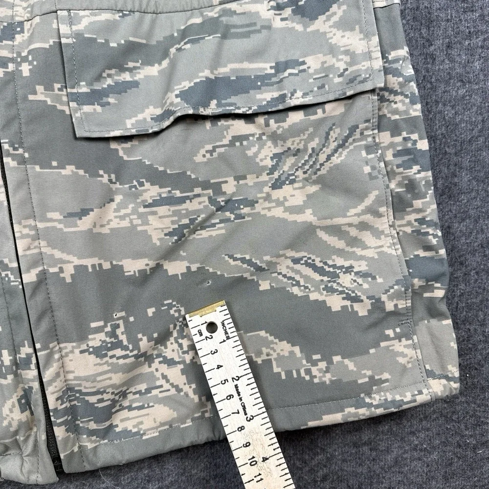 US Airforce Jacket Mens Small Regular Parka Military Tiger Stripe Camo APECS